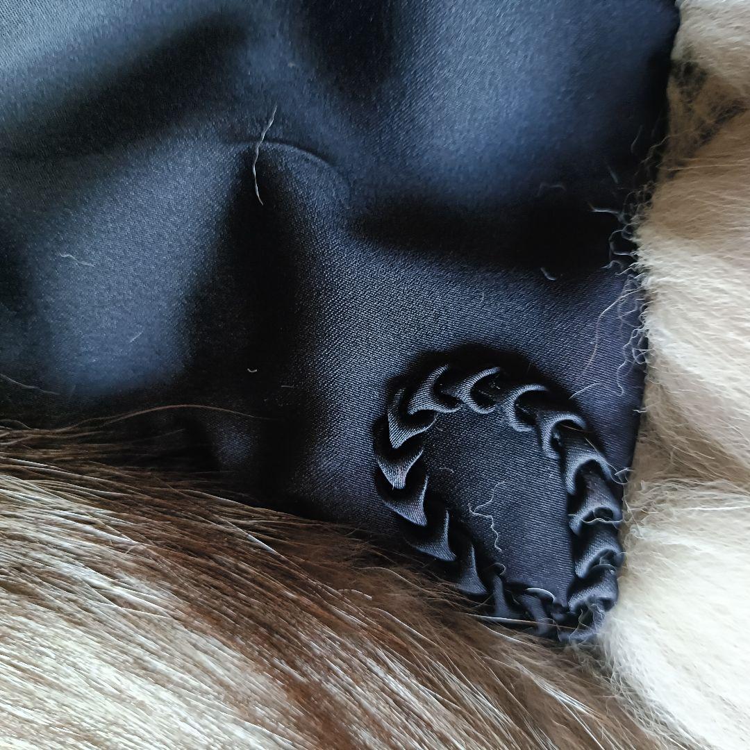 グレー系ファーコート ショート丈