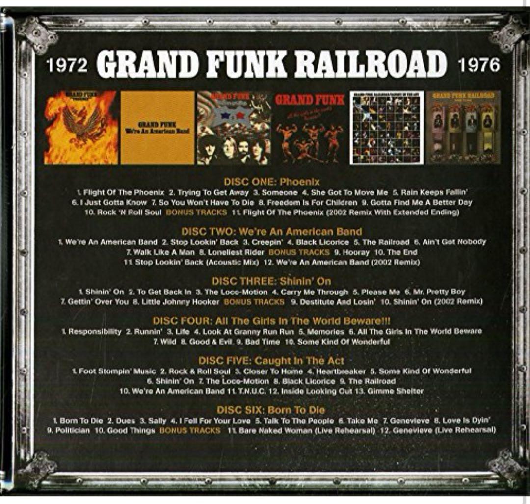 12×CDセット！グランド・ファンク・レイルロード /Trunk of Funk
