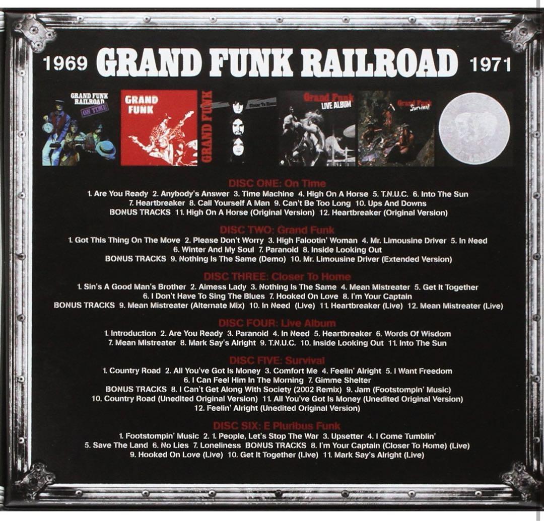 12×CDセット！グランド・ファンク・レイルロード /Trunk of Funk