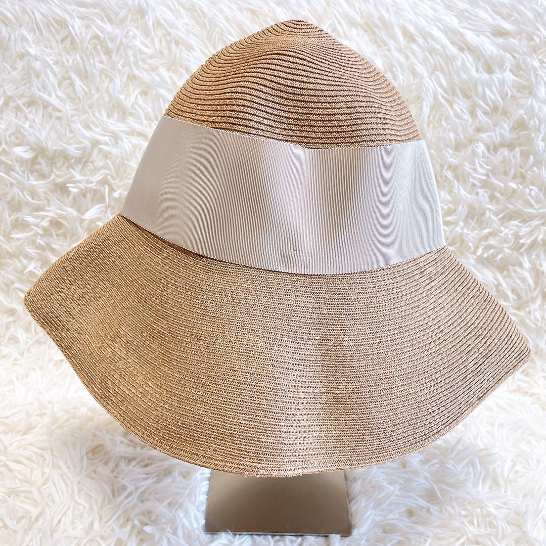 極美品✨アシーナニューヨーク リサコ　リボン　キャペリン　頭囲57cm 調節可