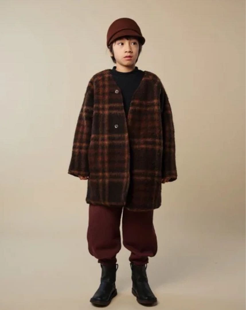 コート HELLO LUPO Kimono Coat - Chestnut 6-7y