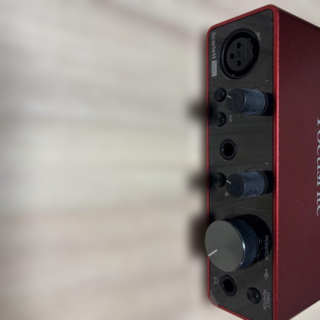 Focusrite Scarlett solo 本体のみ