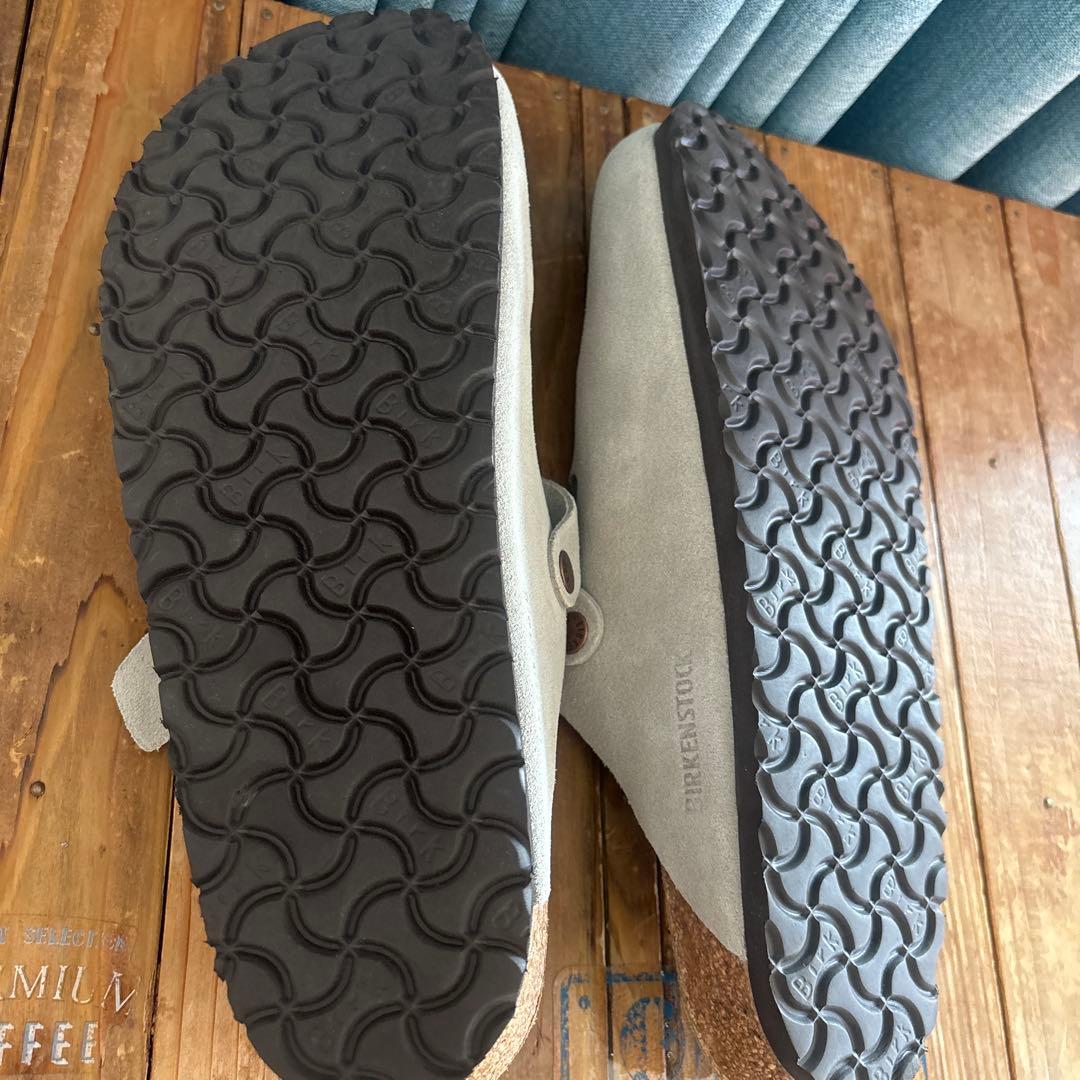 BIRKENSTOCK スエードサボサンダル 44 グレー