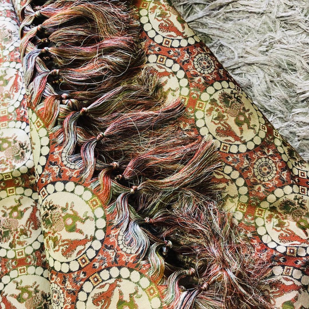 2 龍村美術織物　テーブルセンター？　80×140センチ　程度