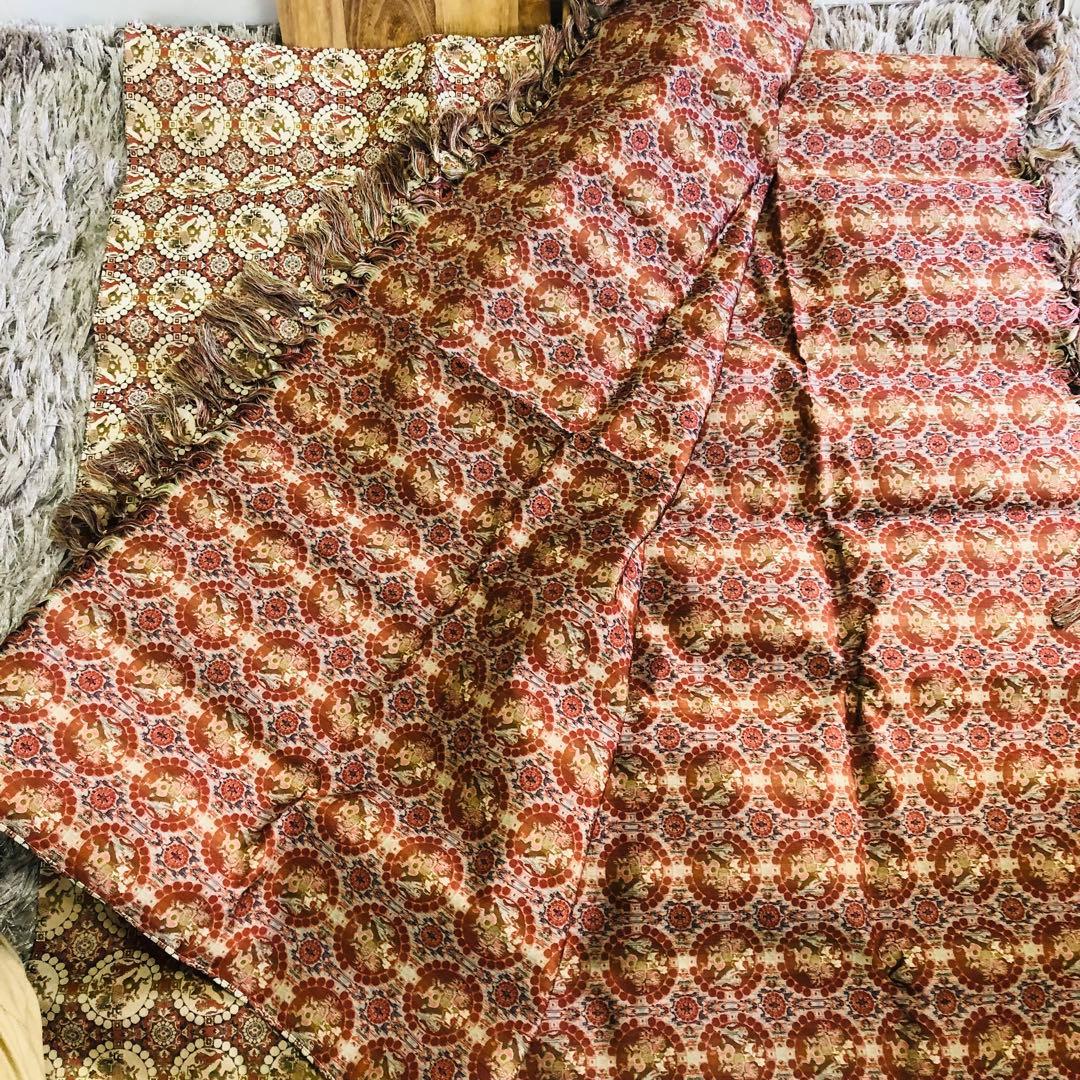 2 龍村美術織物　テーブルセンター？　80×140センチ　程度