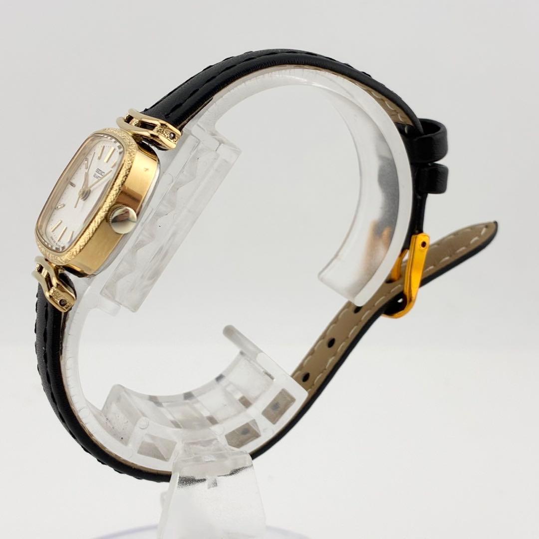 【電池交換済】SEIKO　セイコー　腕時計　新品ベルト　ゴールド　シルバー