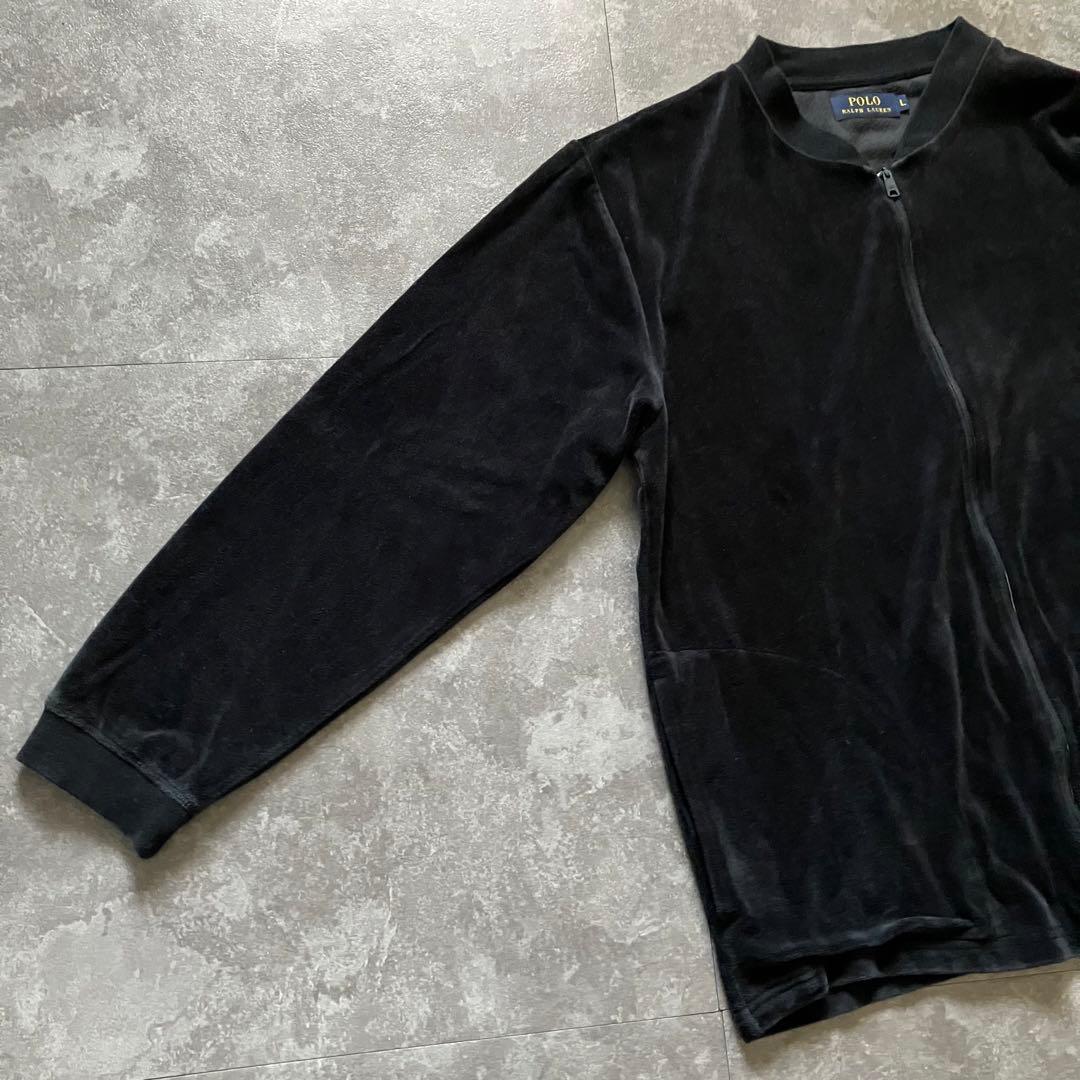 トップス POLO RALPH LAUREN velour setup jkt+pants