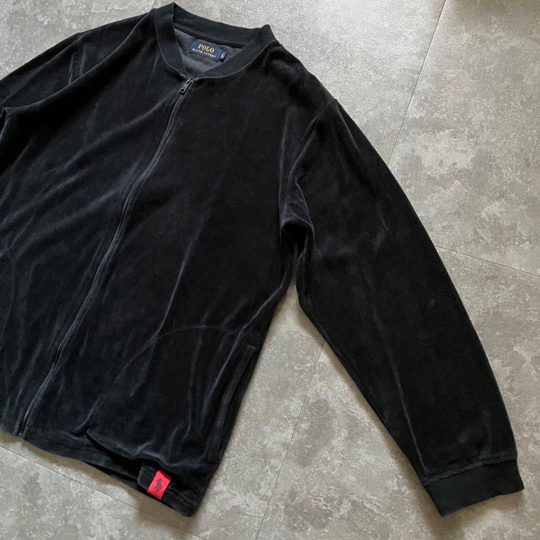 トップス POLO RALPH LAUREN velour setup jkt+pants