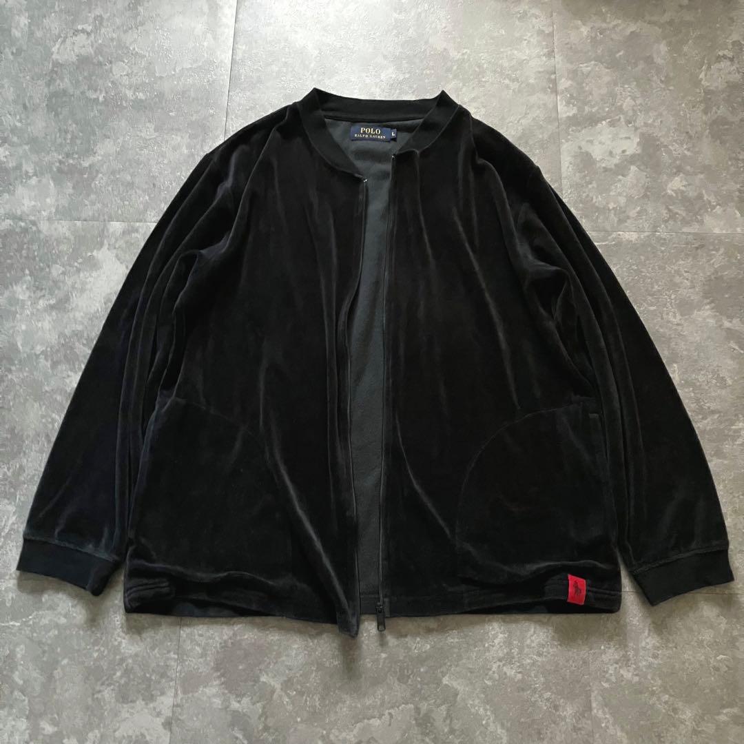 トップス POLO RALPH LAUREN velour setup jkt+pants