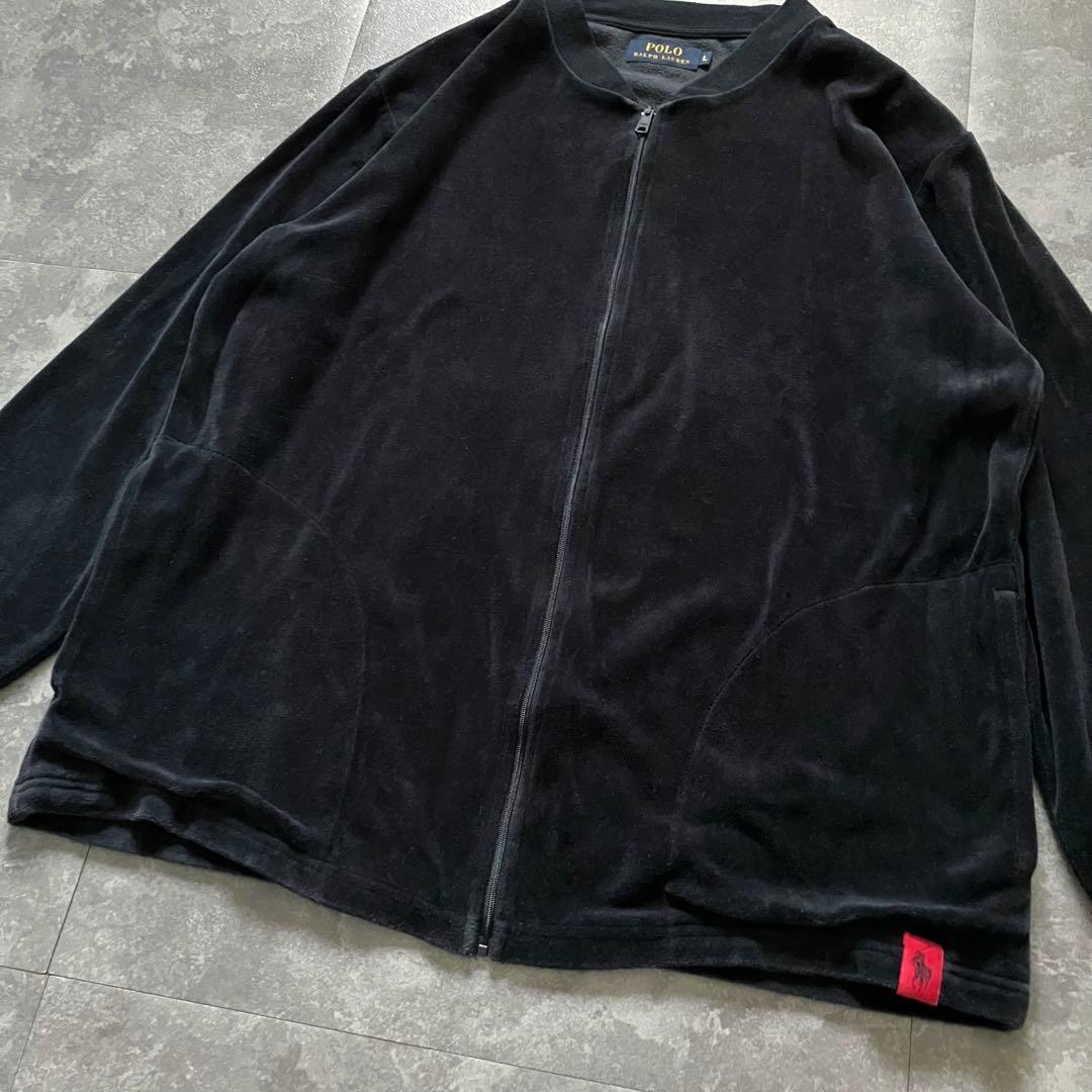 トップス POLO RALPH LAUREN velour setup jkt+pants