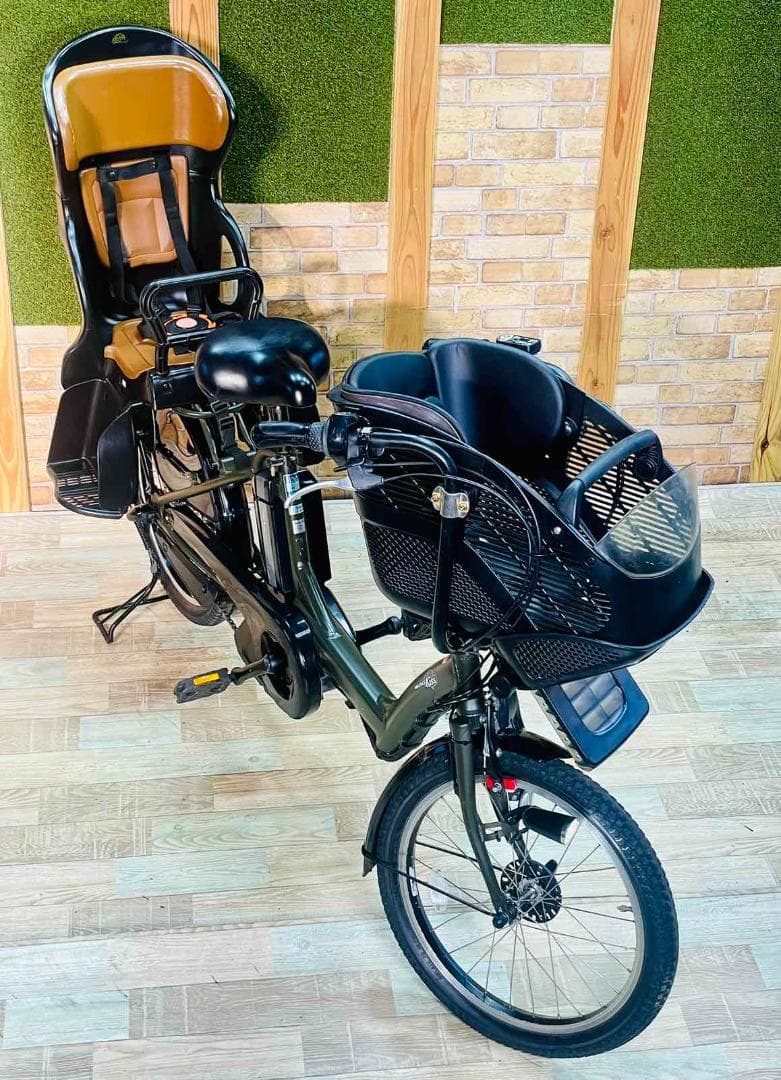 赤札 人気No１モデル レッド系 ヤマハ 子供乗せ電動アシスト自転車 H3074