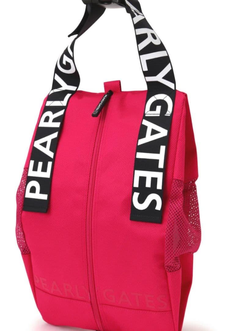 【新品未使用】PEARLY GATES ゴルフ シューズ バッグ ピンク