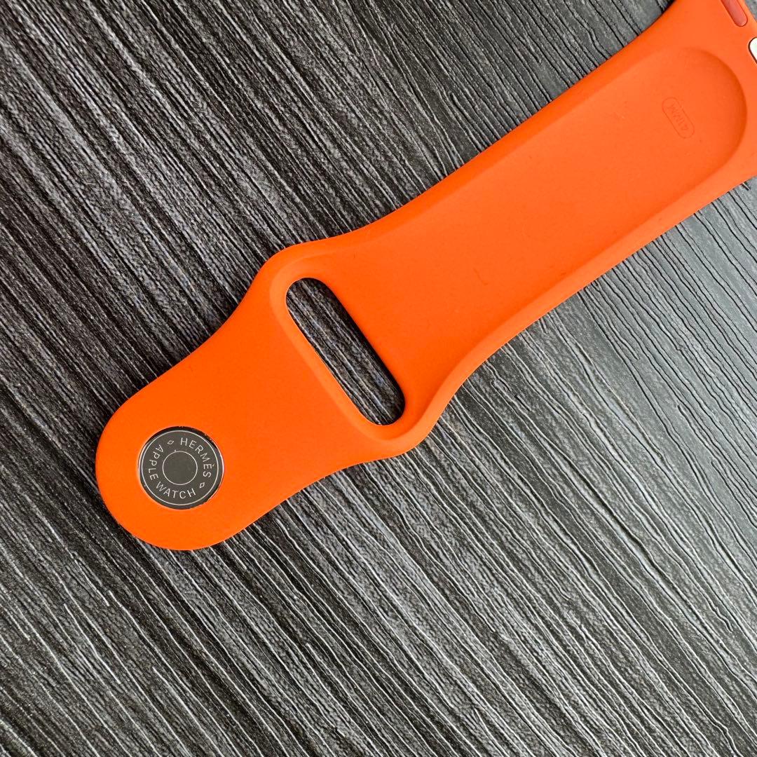 2562 未使用　Apple Watch エルメス　オレンジ　スポーツ　バンド