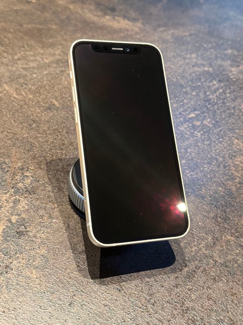 外装ほぼ新品バッテリー100%iPhone 12 mini 128GB ホワイト