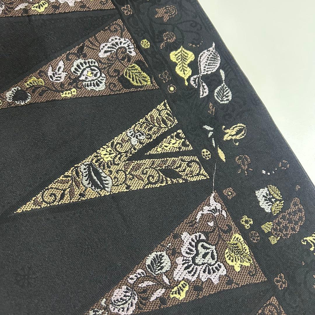 カッコイイ　花更紗柄　名古屋帯　着物スキ倶楽部　４３２