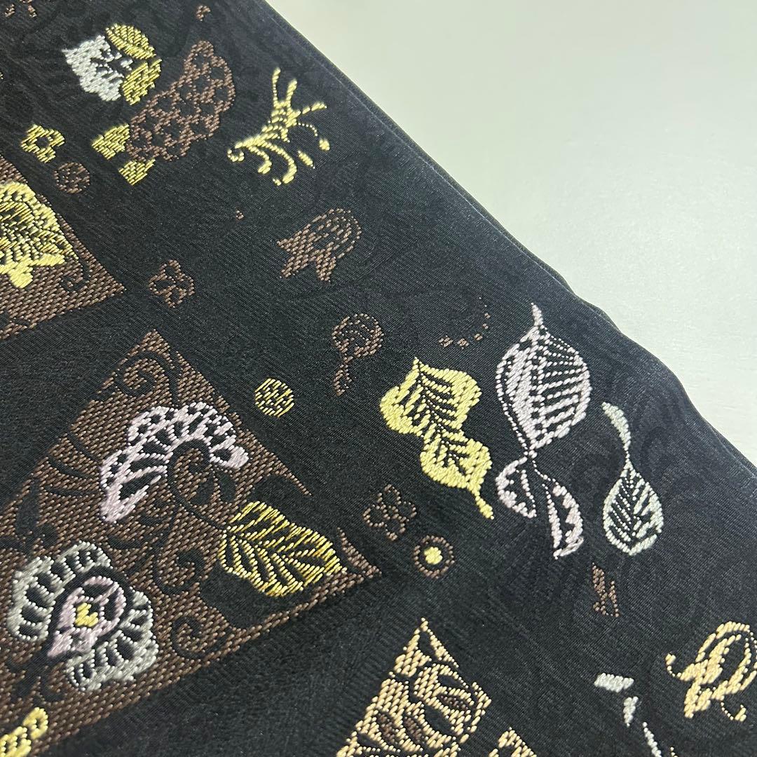 カッコイイ　花更紗柄　名古屋帯　着物スキ倶楽部　４３２