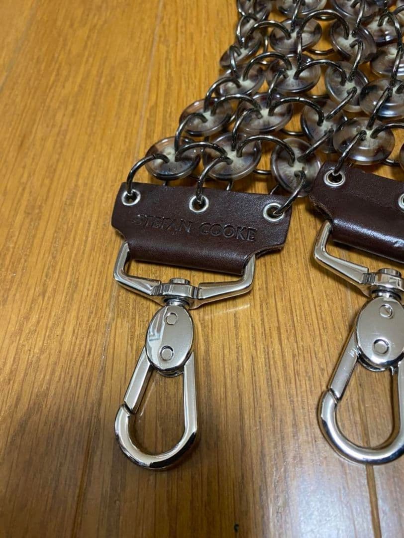 【完全正規品】stefan cooke ボタンストラップ