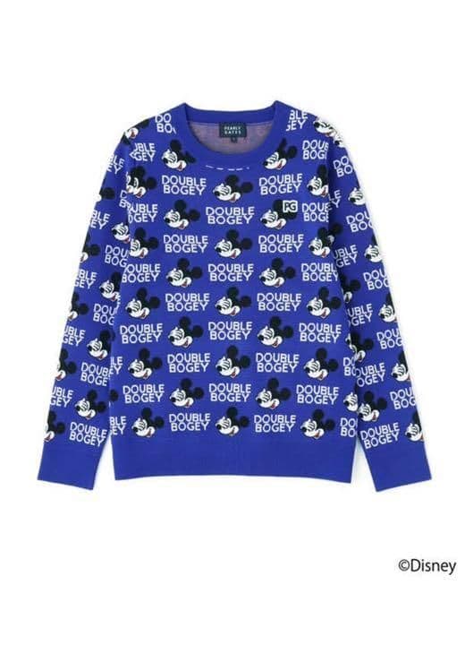 新品サイズ1　パーリーゲイツ　ミッキーセーター