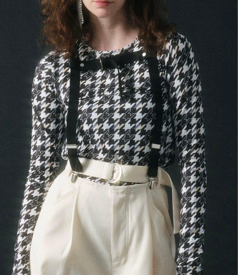 【MAISONSPECIAL】サスペンダー付きカーゴパンツ【定価¥22,000】