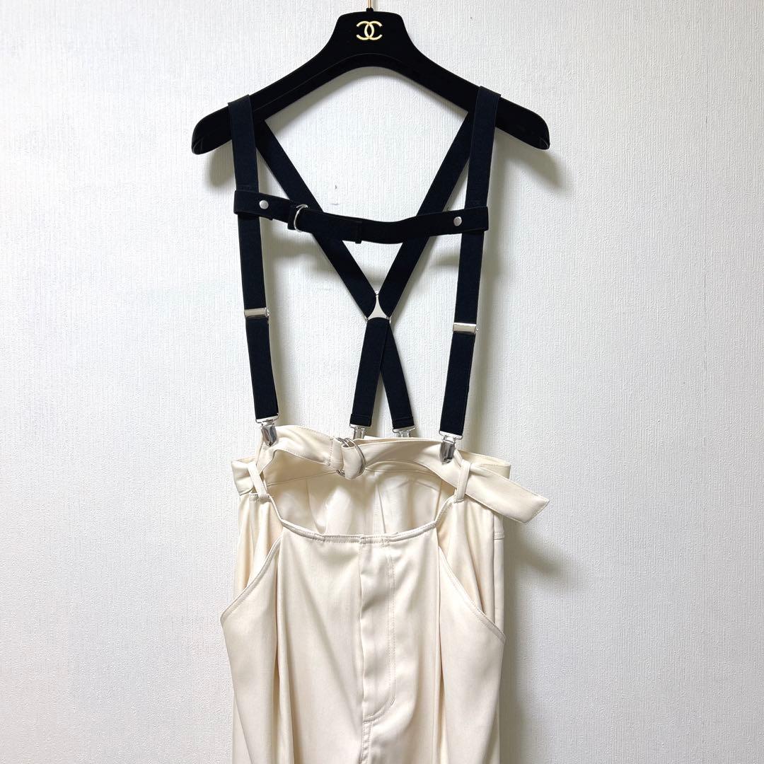 【MAISONSPECIAL】サスペンダー付きカーゴパンツ【定価¥22,000】