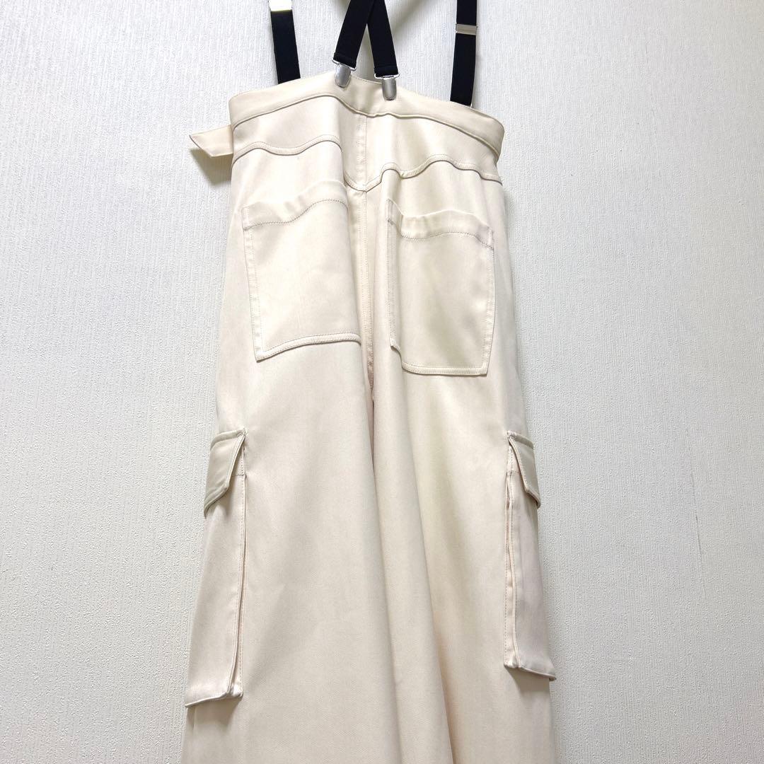 【MAISONSPECIAL】サスペンダー付きカーゴパンツ【定価¥22,000】