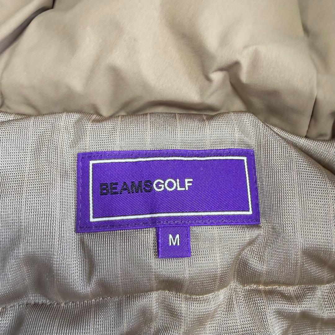 【ビームスゴルフ】美品 ダウンワンピース ロングベスト 中綿 ベージュ Mサイズ