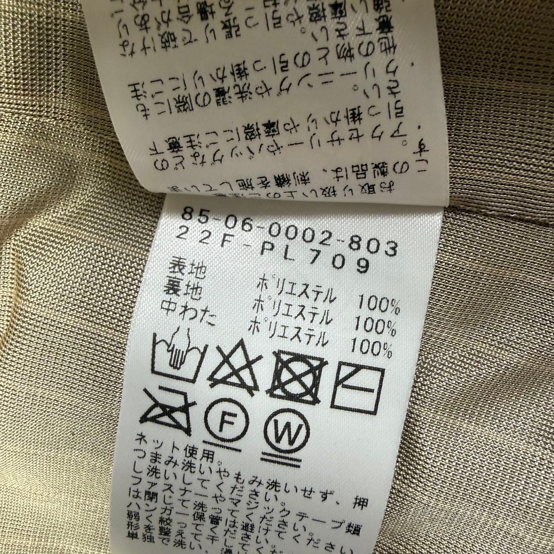 【ビームスゴルフ】美品 ダウンワンピース ロングベスト 中綿 ベージュ Mサイズ