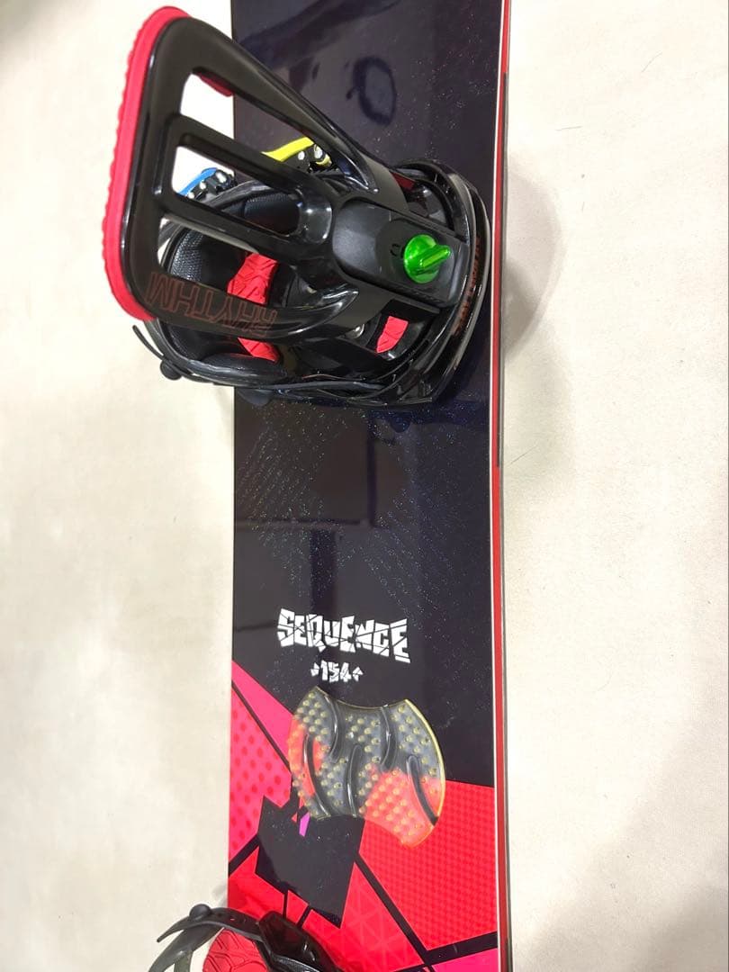 美品　スノーボードセット　SALOMONセット　154 ビンディング付　ケース付