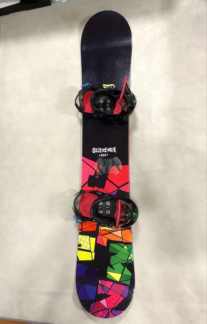 美品　スノーボードセット　SALOMONセット　154 ビンディング付　ケース付