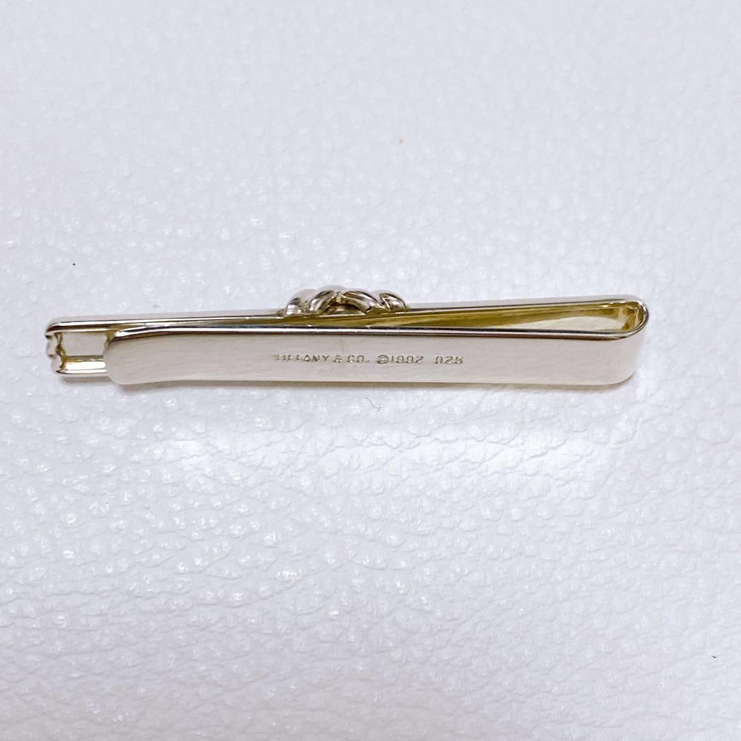 美品 ティファニー Tiffany ネクタイピン　シグネチャー　925