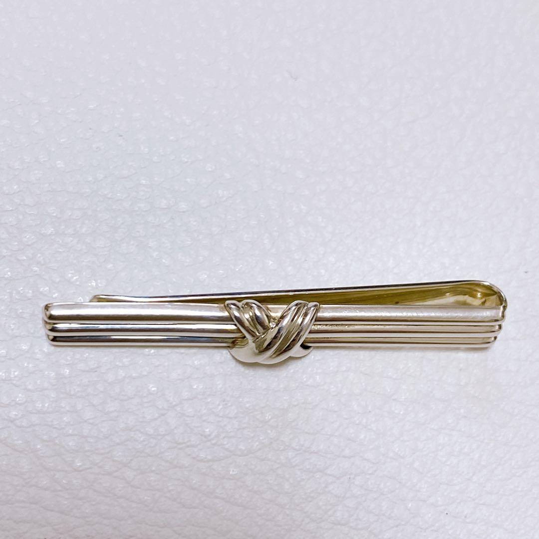 美品 ティファニー Tiffany ネクタイピン　シグネチャー　925