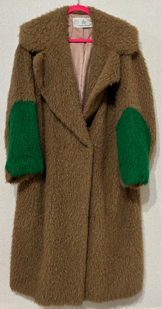 ゆきたんTSUMORI CHISATO ファーコート ブラウン・グリーン