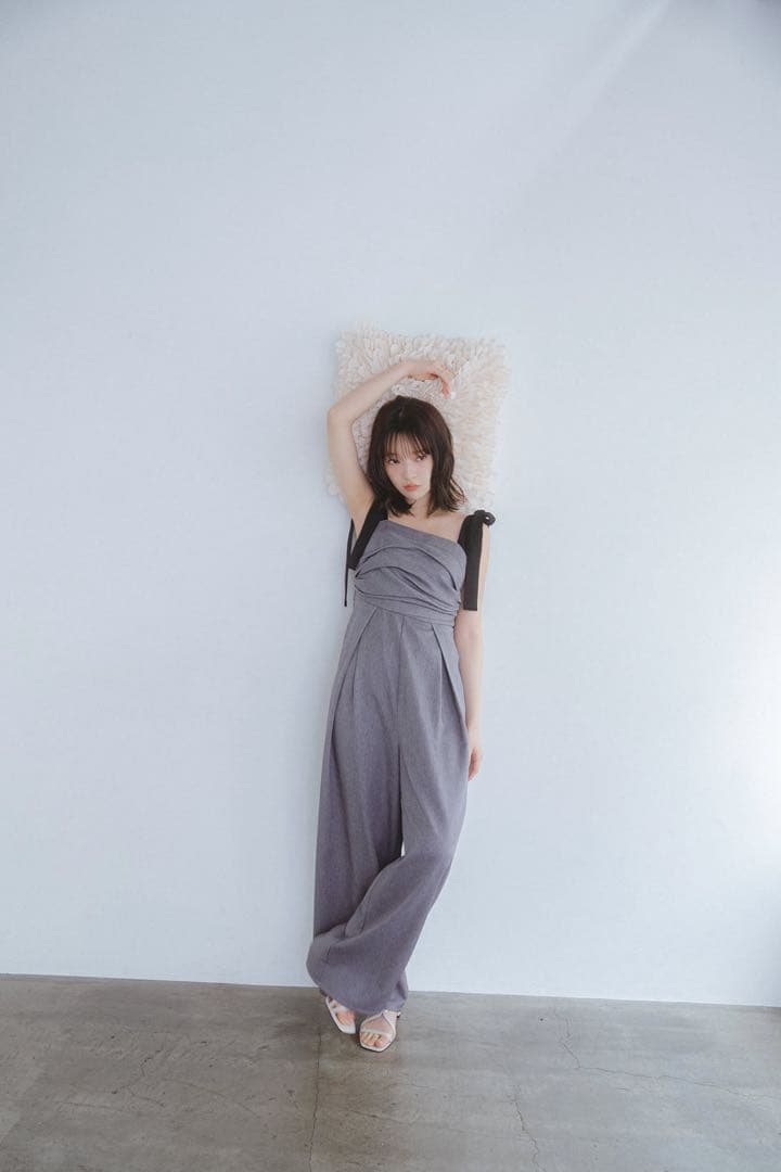 サロペット・オーバーオール・オールインワン andequal ribbon shoulder combinaison