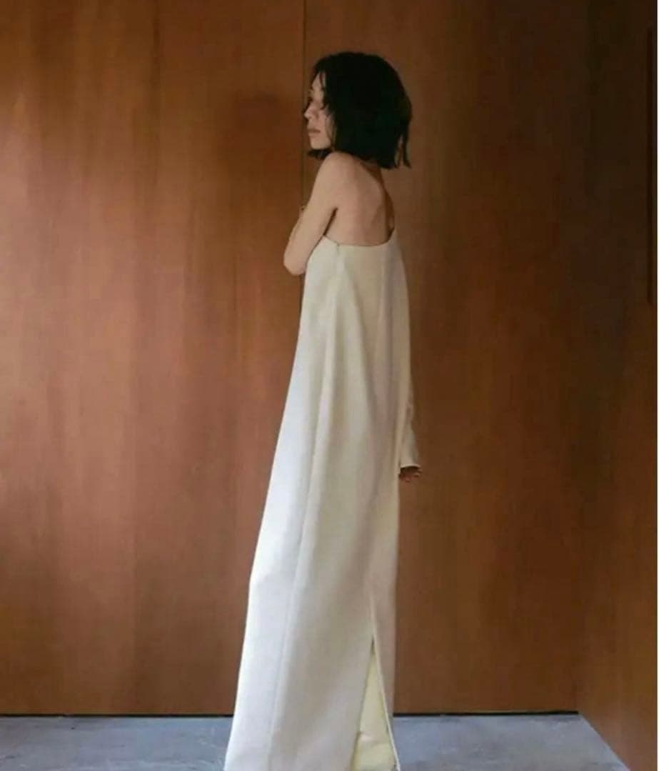 値下げ★エトレトウキョウ　2wayスリーブドレス　ワンショルダーワンピース