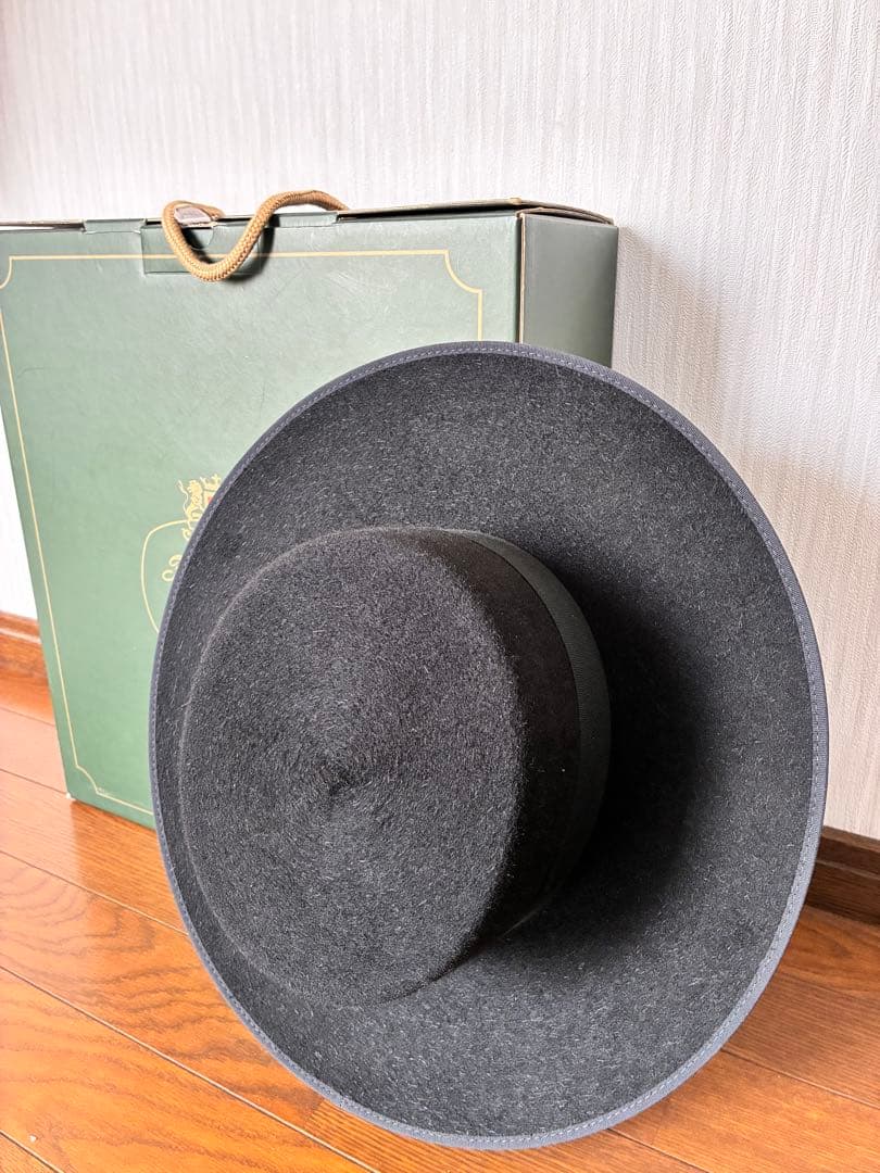 フラメンコ衣装ブラック コルドベス ハット帽子 黒シンプル