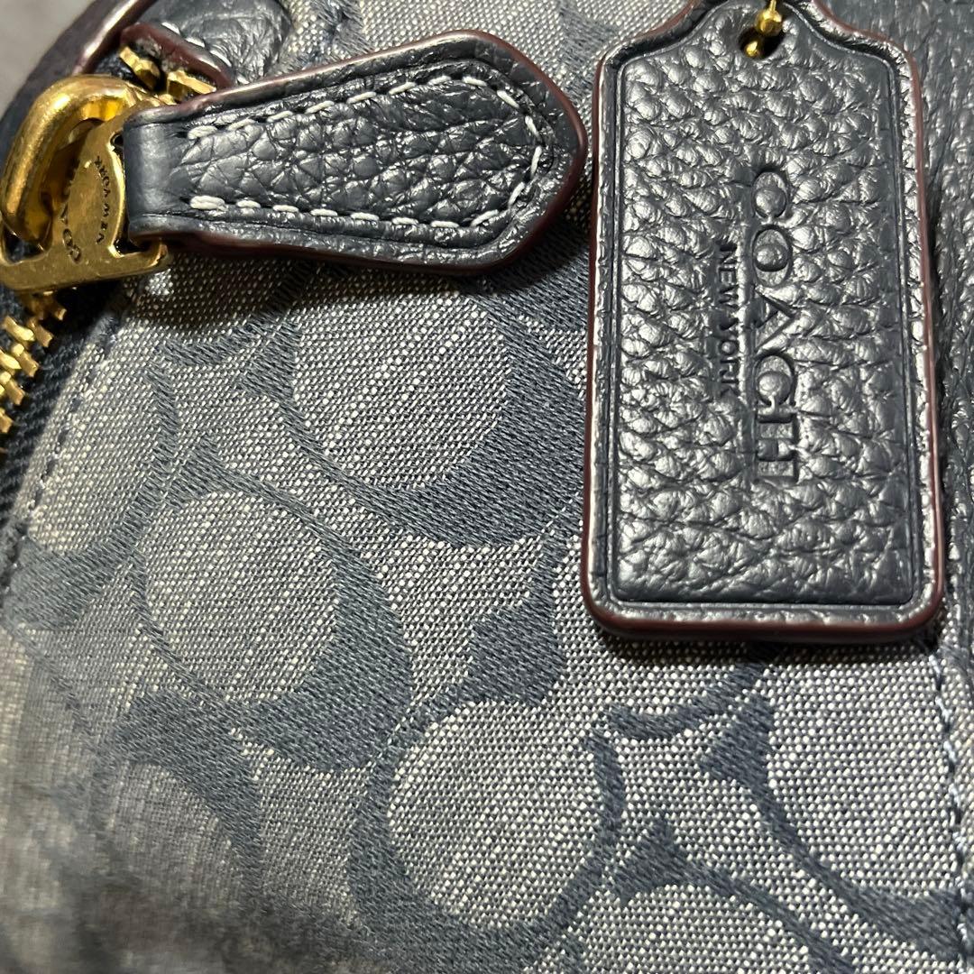 coach メンズ　バッグ　ネイビー