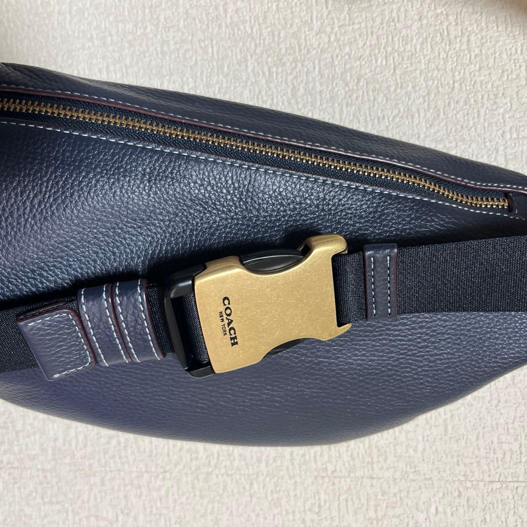 coach メンズ　バッグ　ネイビー