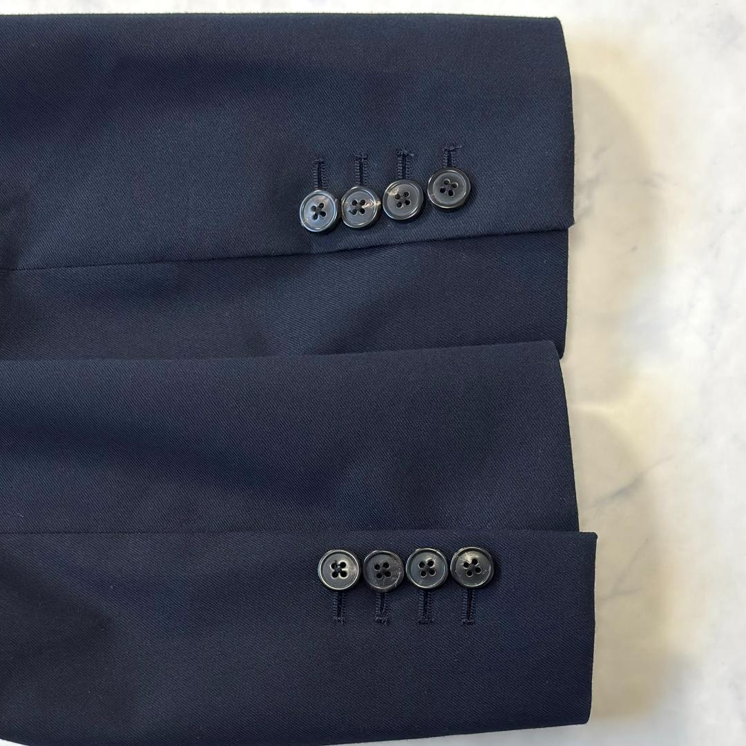 ドリスヴァンノッテン テーラードジャケット 2B 濃紺 48 tr0