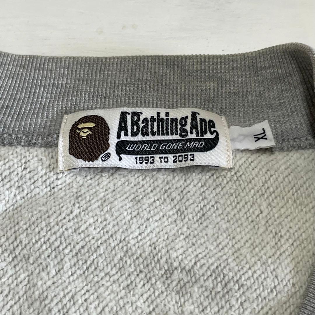 A BATHING APE HEATHER GRAY CAMO スタジャン