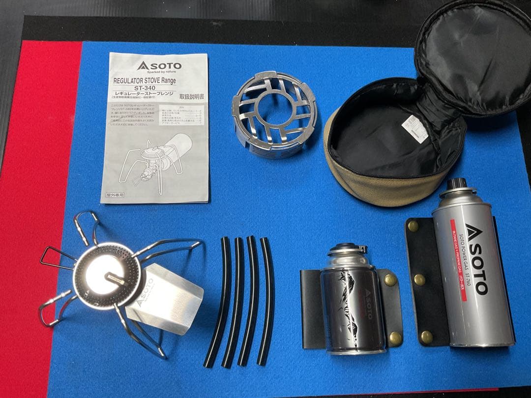 SOTO ST-340新型レギュレーターストーブ未点火保管品+装備品付き
