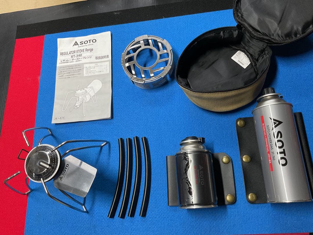 SOTO ST-340新型レギュレーターストーブ未点火保管品+装備品付き