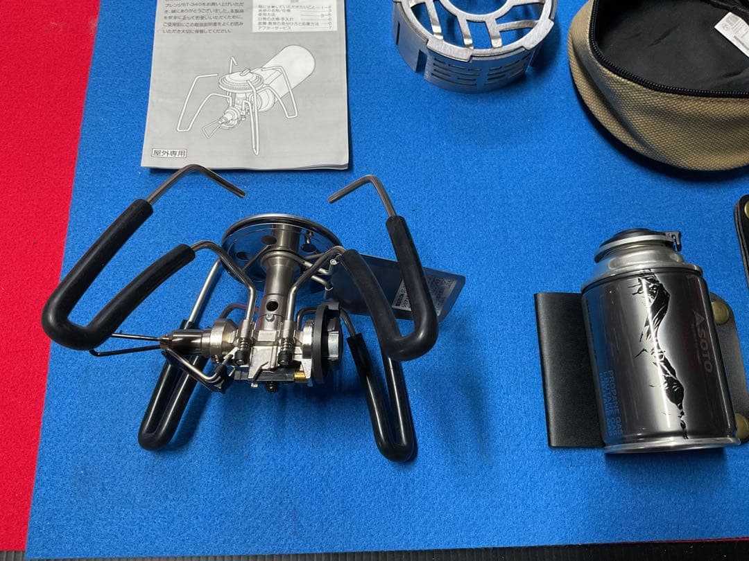 SOTO ST-340新型レギュレーターストーブ未点火保管品+装備品付き