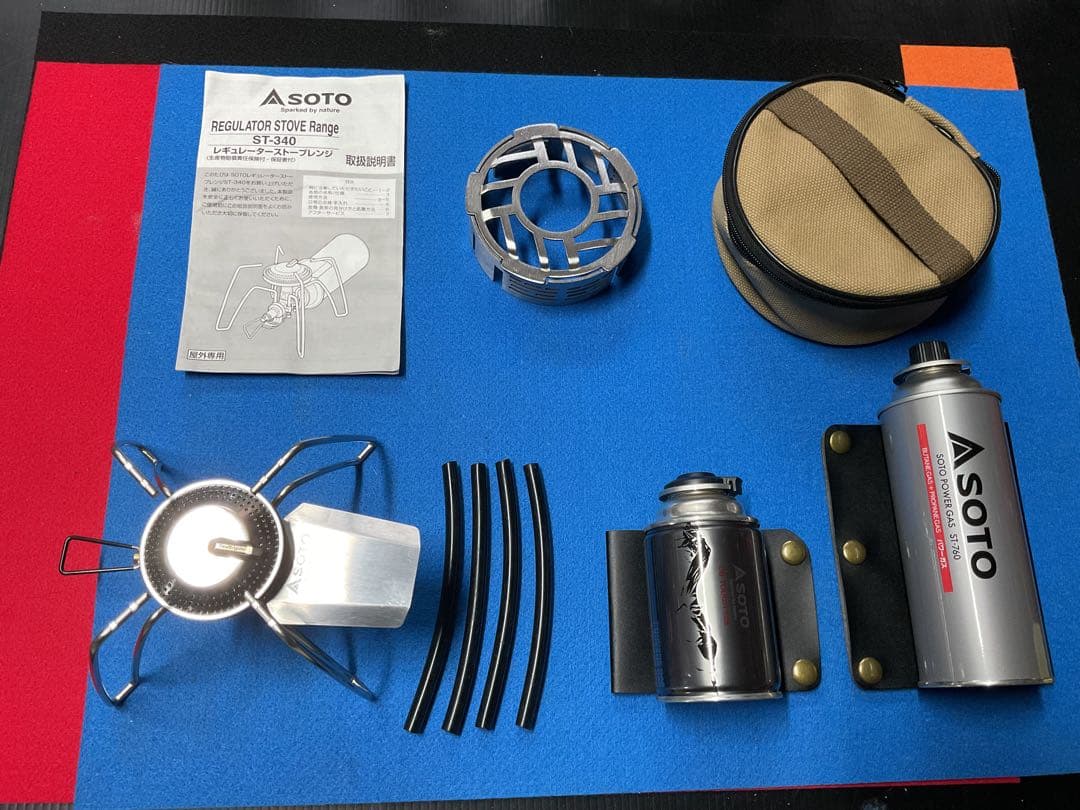 SOTO ST-340新型レギュレーターストーブ未点火保管品+装備品付き