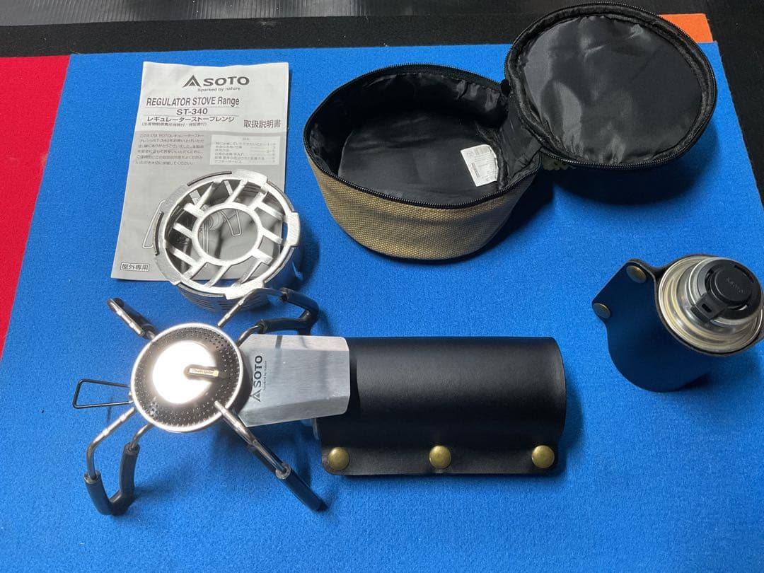 SOTO ST-340新型レギュレーターストーブ未点火保管品+装備品付き