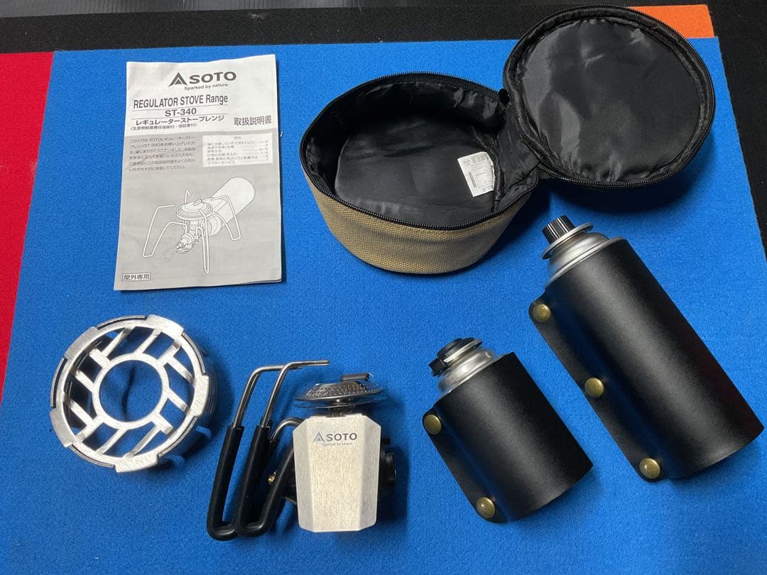 SOTO ST-340新型レギュレーターストーブ未点火保管品+装備品付き