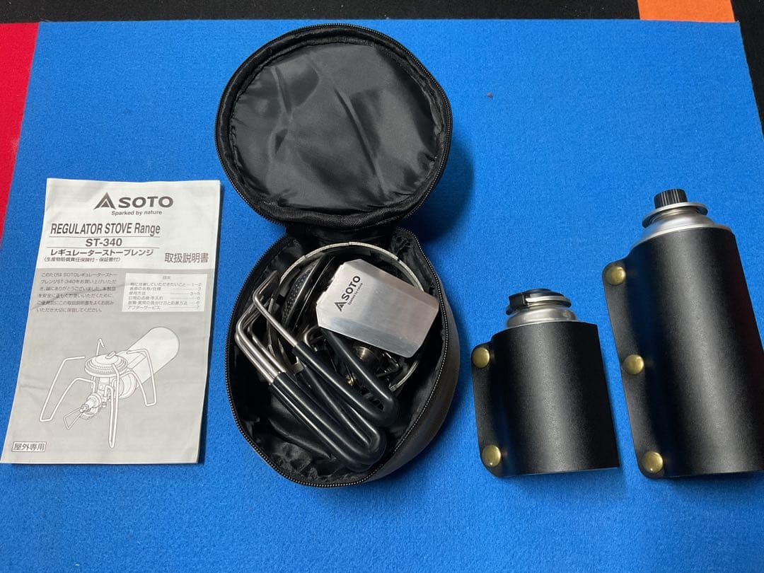 SOTO ST-340新型レギュレーターストーブ未点火保管品+装備品付き
