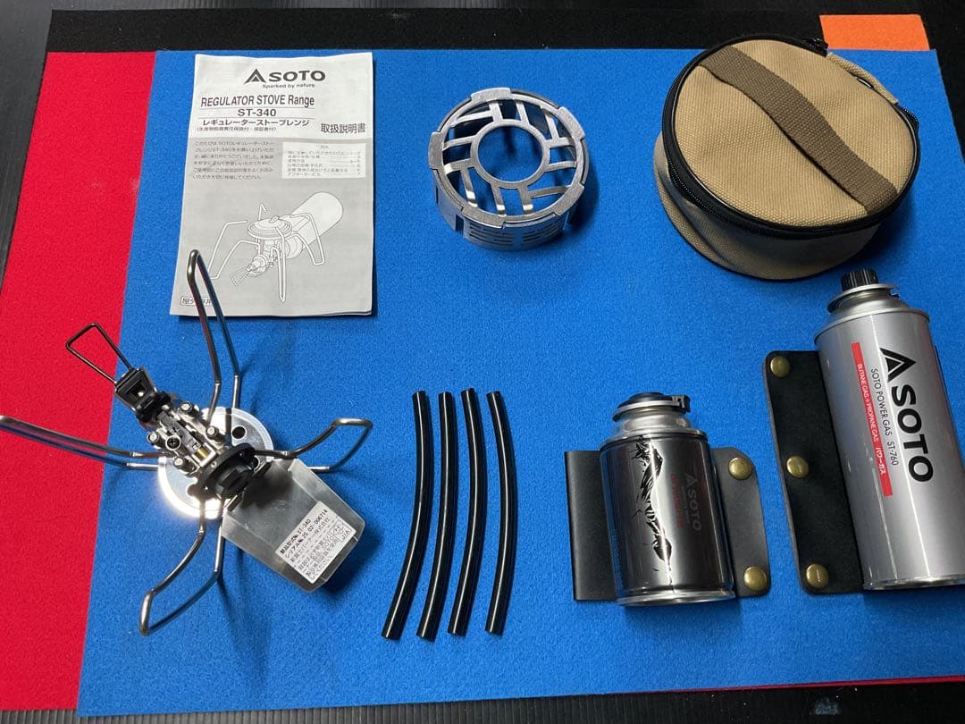 SOTO ST-340新型レギュレーターストーブ未点火保管品+装備品付き