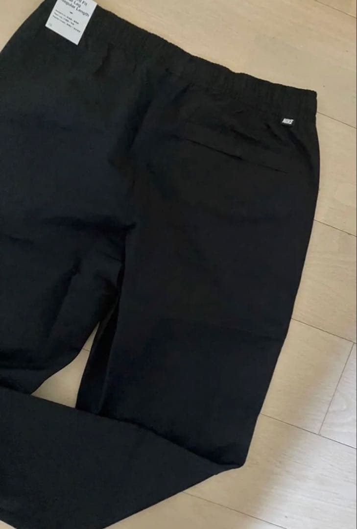 L ☆新品タグ付☆ ナイキ ウーブンパンツ メンズ カフ ジョガー ブラック