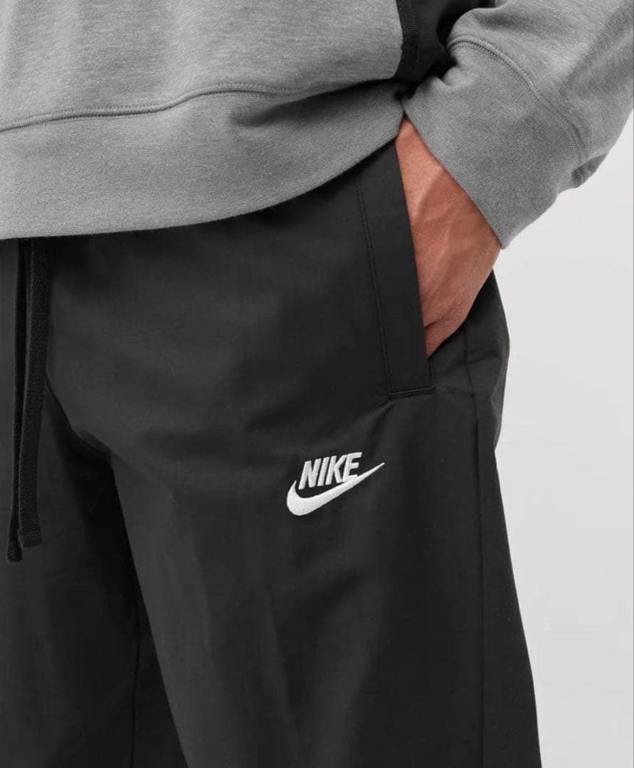 L ☆新品タグ付☆ ナイキ ウーブンパンツ メンズ カフ ジョガー ブラック