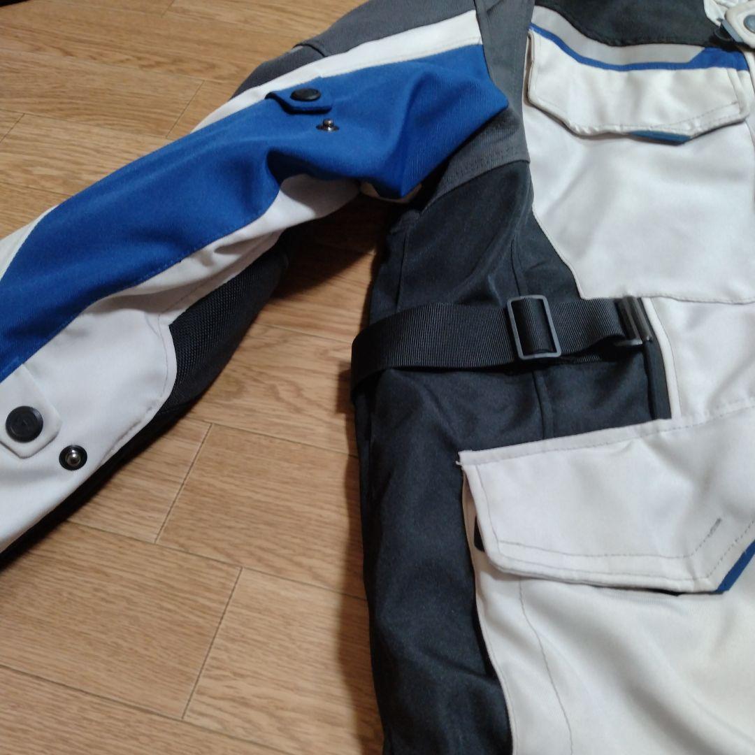 REV'IT! バイクジャケット ホワイト/グレー/ブルー